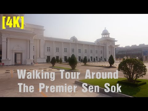 [4K] Walking Around The Premier Sen Sok & Aeon 2 - Yummy Eating AMAZING Porridge For Breakfast Food