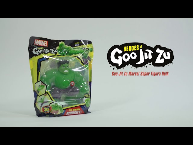 Vídeo relacionado con Heroes of Goo JIT Zu Paquete de héroes de Marvel El increíble Hulk, 11,5 cm, 41374