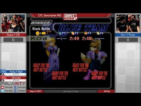 CFL Smackdown 142 Melee - Sinbad + C15 vs Oaty + Panda - Doubles Losers Quarters