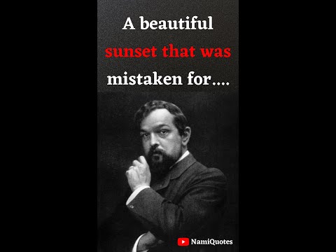 Claude Debussy Quotes Video #shorts