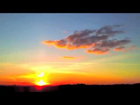 Beautiful sunset timelapse from the highest tower in town