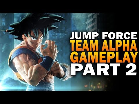 Jump Force Team Alpha Full Gameplay Walkthrough Part 2 - Majin Vageta 2.0