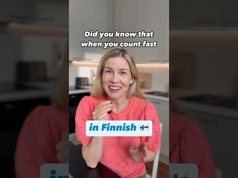 Counting in Finnish but fast🤪😅 #finnishlanguage