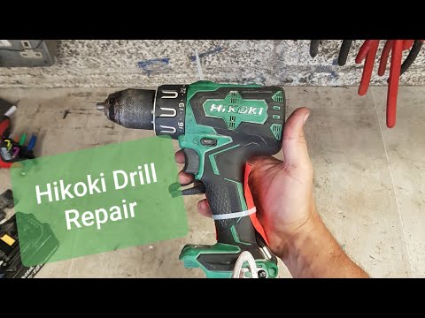 How to fix a Hikoki cordless Drill with a weak clutch. Slipping in drill mode. DV18DBFL2