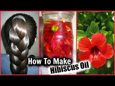 HIBISCUS HAIR OIL FOR FAST GROWTH │ HAIR OIL DIY for Long Hair, Soft Hair, Thick Hair, Hair Loss