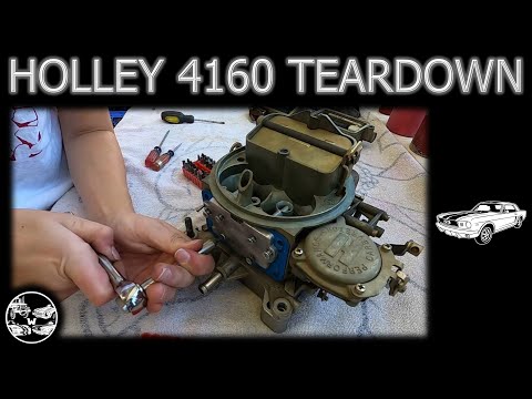 Holley 4160 Carburetor - Disassembly