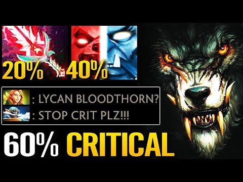 Lycan Bloodthorn + Summons CANCER 7.22g Build Dota 2 - TOP 6 SEA mmr