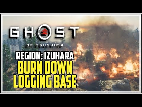 Ghost of Tsushima Burn Down Logging Base All Banners And Black Powder Cache Locations