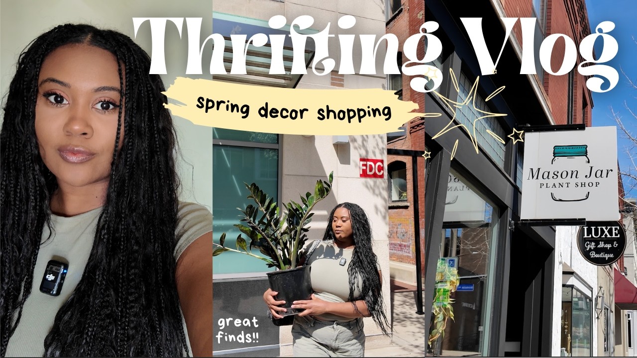 Thrifting for Spring Decor! Budget Finds