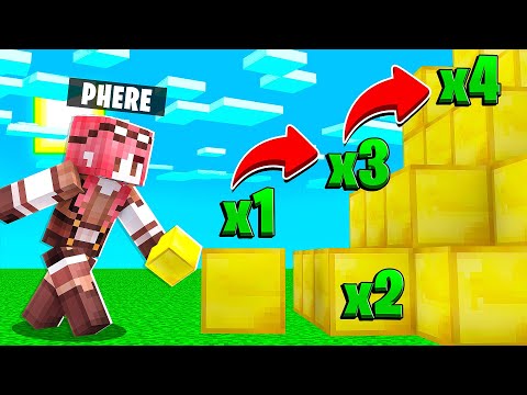 1 BLOCCO = 1.000 BLOCCHI SU MINECRAFT! *CRASH*