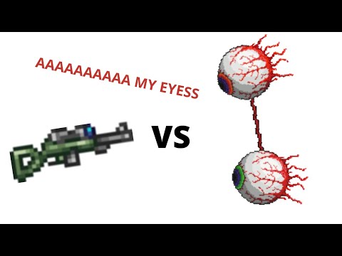 terraria max damage sniper VS all master mode bosses