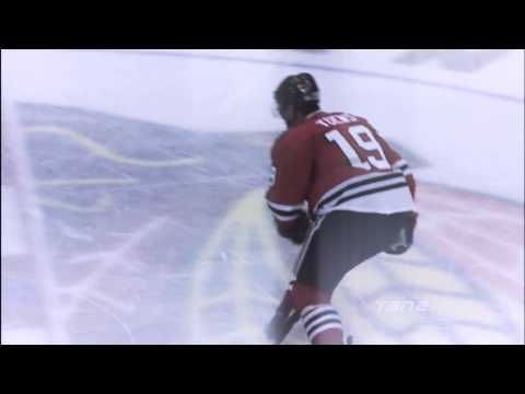 Mitchell Levels Toews   Canucks at Blackhawks   10 21 09   HD 1
