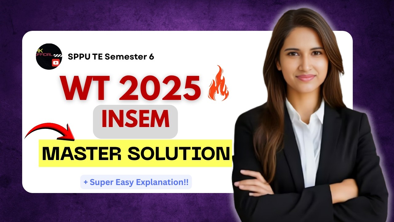 Web Technology Master Solution 2025 (INSEM) 🔥 | SPPU WT Exam Important Questions & Answers