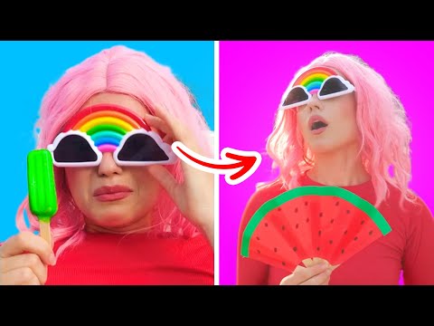 So Cool! 🍉 DIY Watermelon Fan & Other Creative Summer Ideas for Kids 🌈✂️