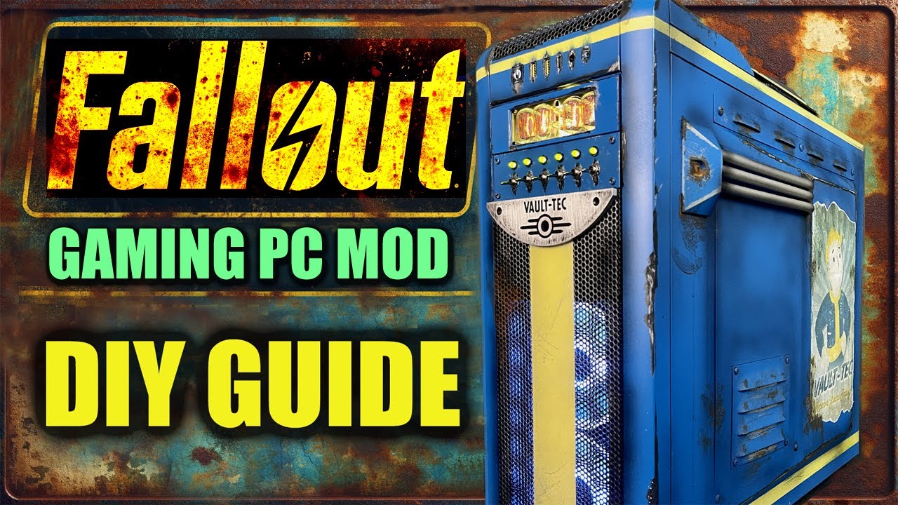 Ultimate Guide On How To Create FALLOUT TV Series Inspired Gaming PC / Computer Case Mod