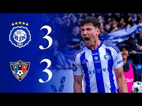 HJK Helsingin Jalkapalloklubi Helsinki 3-3 FC International Turku