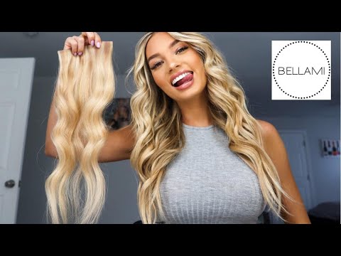 Clip-in Hair Extensions Tutorial 20" | Bellami Hair
