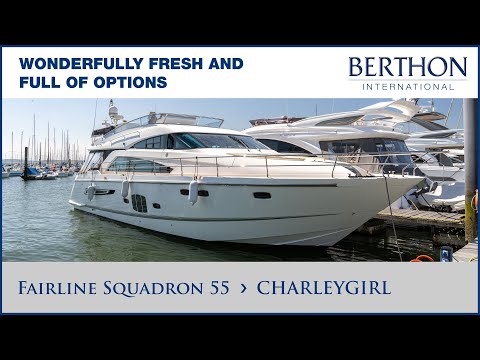 [OFF MARKET] Fairline Squadron 55 (CHARLEYGIRL), with Hugh Rayner - Yacht for Sale - Berthon
