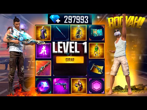 SPENDING 215,000 DIAMONDS💎Free Fire new account to *PRO* gift in 15min 😱🔥