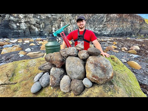 Fossil Hunting a Remote Beach! Ammonites EVERYWHERE! 