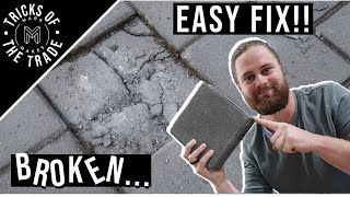 Best Way to Replace a Broken Paver // All the Tips and Tricks!