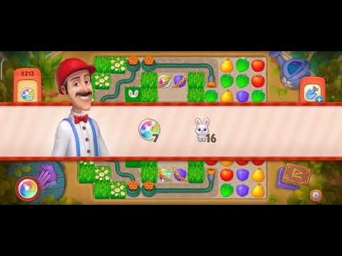 Gardenscapes 8212 Solution// Hard level/