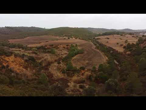 Paisatge masover prop de Torre en Doménec (la Plana Alta), un dia plujós