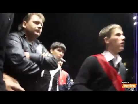 KHL Club Vityaz toughguys fight on street