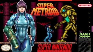 Super Metroid: New Skin for Samus - Mod [SNES] + Dash Randomizer + Eternal Spikesuit