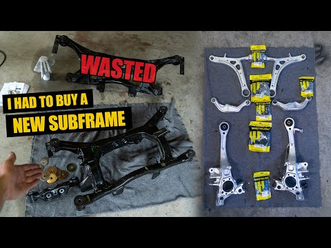 Subaru Legacy GT Whiteline Bushing Install goes HORRIBLY WRONG!