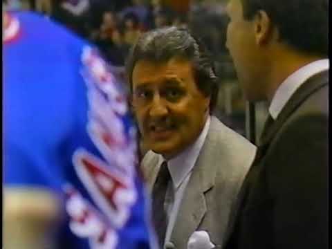 New York Rangers vs Vancouver Canucks (November 21, 1986) "Head Coach Phil Esposito Mic'd Up"