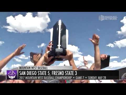 SDSU BASEBALL: AZTECS 5, FRESNO STATE 3 (MW CHAMPIONSHIP GAME) - 5/28/17