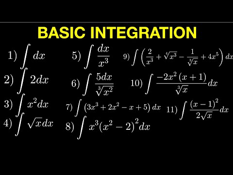 Basic Integration Using Power Formula