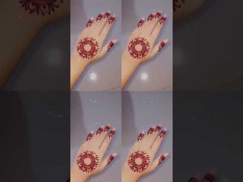 Simple mehndi design / henna mehendi disign /simple arabic bridal mehndi design/ Samiha Tanvir