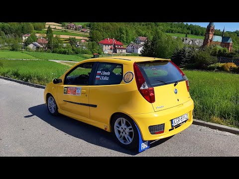 Super Sprint o Puchar Burmistrza Miasta Brzostek Janusz Smoła / Jakub Kalisz Fiat Punto onboard