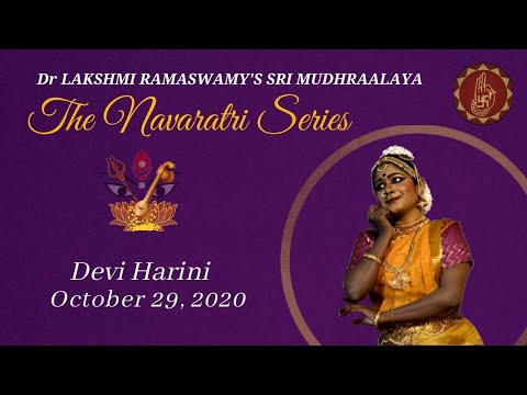 Devi Harini | Bharatanatyam Dance Performance | #Navratri 2020 | Sri Mudhraalaya