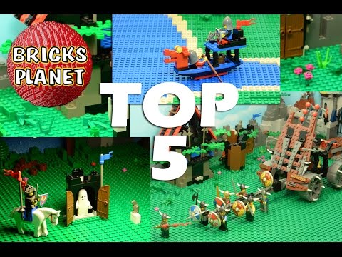 Top 5 Most popular Lego Castle videos 2016 on my channel