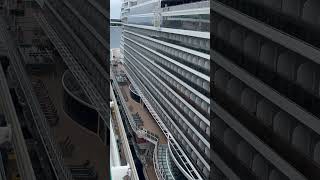 Your Cruise Vacation Rooms 150-200 sq ft range including the balcony!.. #cruiseship #yt #ytshorts