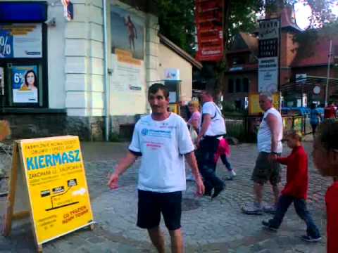 Bosonogi Forrest Gump na Krupówkach - 3 sierpnia 2011