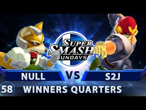 SSS 58 - Null (Fox) vs. Tempo | S2J (Falcon) - SSBM Top 32 Winners Quarters - Smash Melee
