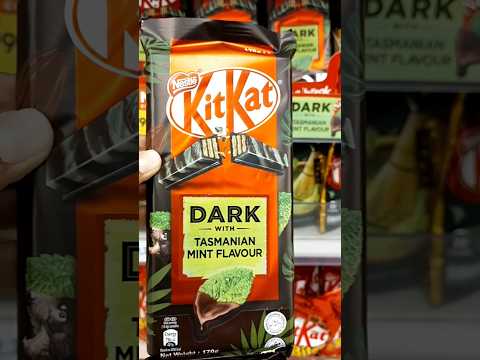 Nestle KitKat Dark with Tasmanian Mint Flavour #shorts #chocolate