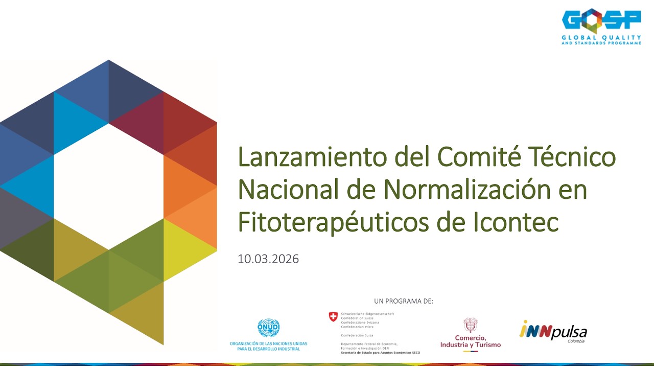 Lanzamiento del Comité Técnico Nacional de Normalización en Fitoterapéuticos de Icontec