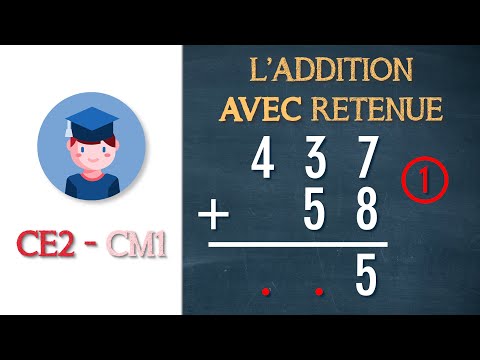 Additionner des nombres entiers AVEC retenues - CE2 CM1 - Petits Savants