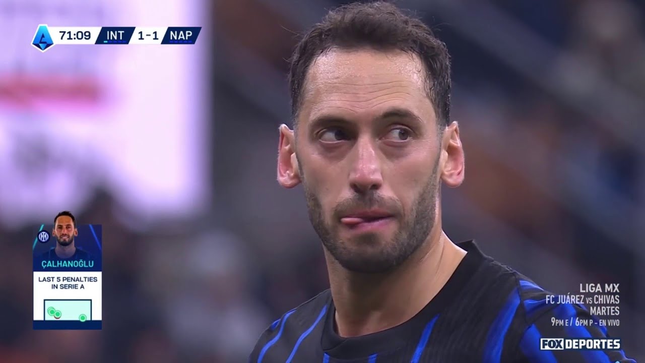 🚨 PENAL Y GOL Hakan Calhanoglu | Inter 2-1 Napoli | Jornada 20 | Serie A 2025/26