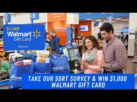 Win $1000 Walmart free shopping voucher