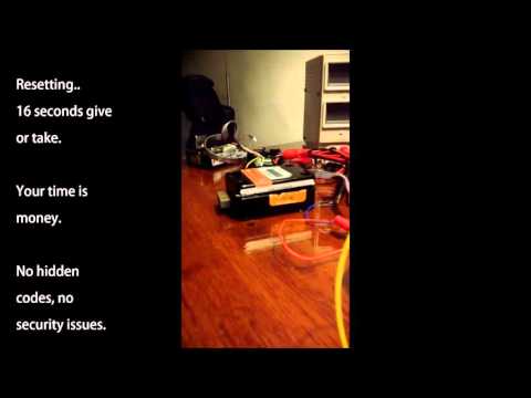 Tresoröffnung S&G reset tool