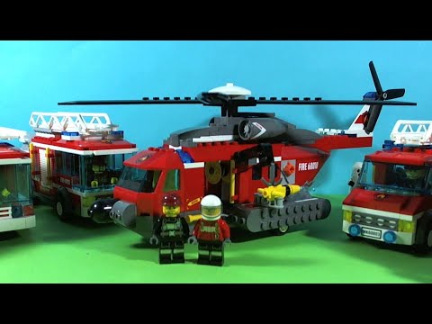 Vidéo LEGO City 60010 : L'hélicoptère des pompiers