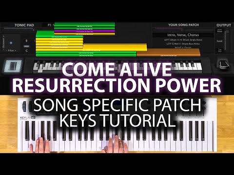 Come Alive (Resurrection Power) MainStage patch keyboard tutorial- The Belonging Co