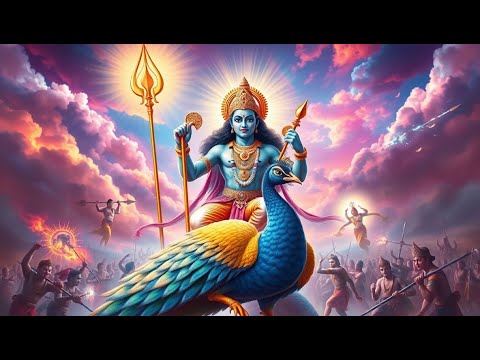 The Brave Warrior God: The AI Story of Lord Murugan for Kids#hindudevotional #murugangod