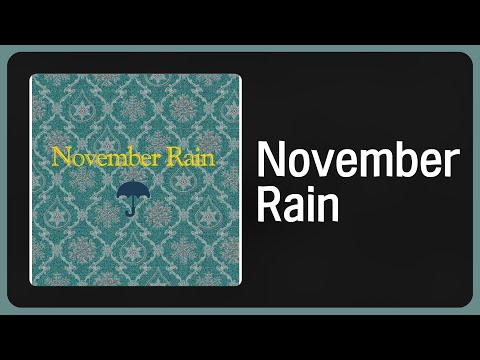 [가사] 잔나비 - November Rain